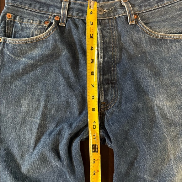Vintage Women’s 501 Levi's Straight Leg Dark Wash Jeans - Made in USA - Picture 11 of 11